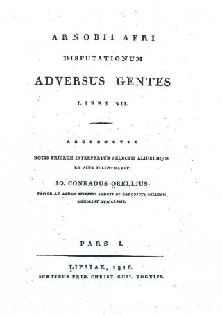 Disputationum adversus gentes – Libri VII (10righe tradotte da Riccardo Di Lorenzo)